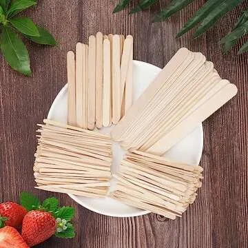Versatile 1000Pcs Waxing Sticks - Assorted Sizes for Hair Removal and Crafts