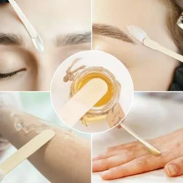 Versatile 1000Pcs Waxing Sticks - Assorted Sizes for Hair Removal and Crafts