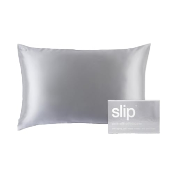 Slip Pure Silk Pillowcase - Queen Size 100% Mulberry Silk for Anti-Aging and Hair Care