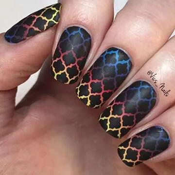 Whats Up Nails Moroccan Vinyl Stencils for Nail Art