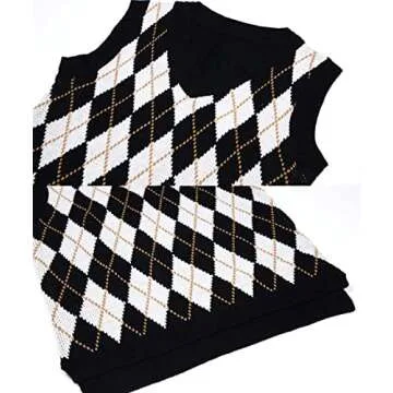 Lailezou Stylish V Neck Knit Sweater Vest for Women
