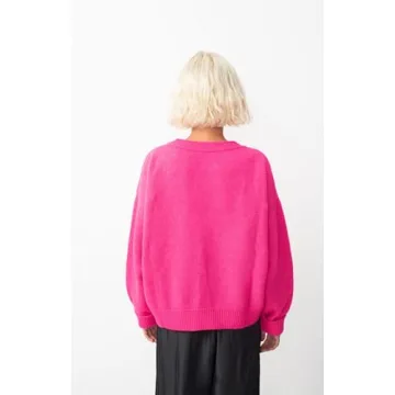 Stylish Women Fall Winter Oversized Knit Pullover Sweater