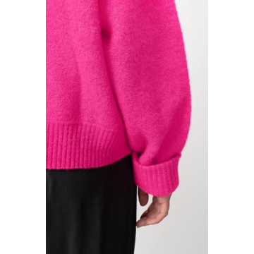 Stylish Women Fall Winter Oversized Knit Pullover Sweater