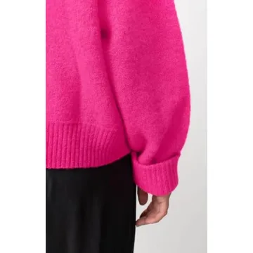 Stylish Women Fall Winter Oversized Knit Pullover Sweater