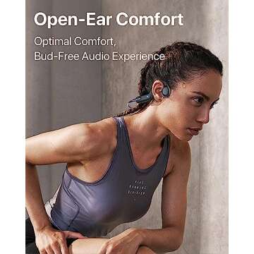 HIFI WALKER Waterproof MP3 Player Underwater Swimming Headphones IPX8 Waterproof MP3 Player for Swimming, Wireless Bluetooth 5.3 Open-Ear Bone Conduction Headphones for Running, Cycling