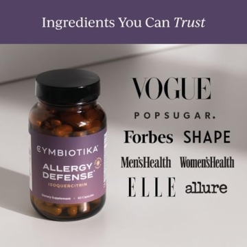 Cymbiotika Allergy Supplement for Immune Support 60 Capsules