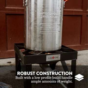 GasOne 200K BTU Heavy-Duty Outdoor Propane Burner