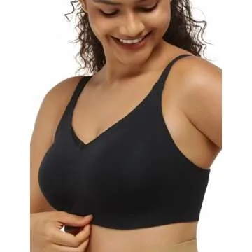 Unparalleled Comfort: COMFELIE Seamless Wireless Bralette for Full Coverage Women
