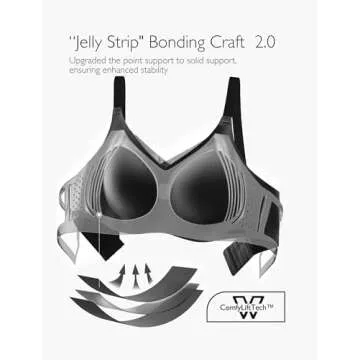 COMFELIE Soft Seamless Bralette Wireless Full Coverage Bra