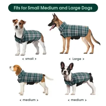 Stylish Reversible Dog Jacket for Winter Weather