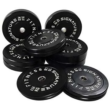 Affordable 35LB Olympic Bumper Plates for Home Gyms