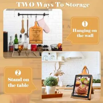 Menkxi Friendship Cookbook Stand for Best Friends