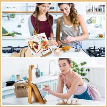 Menkxi Friendship Cookbook Stand for Best Friends