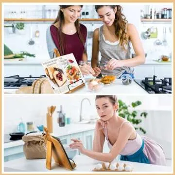 Menkxi Friendship Cookbook Stand for Best Friends