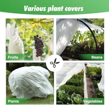 Duerer Plant Covers Freeze Protection 10x20ft (1.0 oz/yd²) Frost Cloths for Outdoor Plants Row Covers for Garden Beds Frost Protection Plant Blanket
