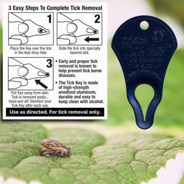 Original Tick Key - Portable Tick Remover Tool 3 Pack