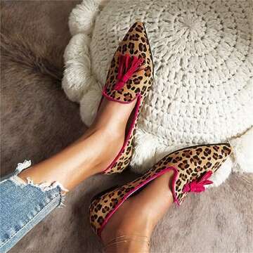 Hee grand Women's Tassel Loafer Flats for Stylish Comfort
