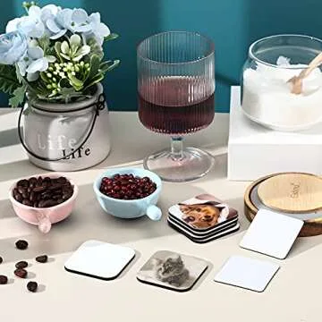 Frienda 150 Pcs Sublimation Magnet Blanks 1.97 x 1.97 x 0.16 Inch Sublimation Blank Square Refrigerator Magnets for Kitchen Wall DIY Metal Door Calendar Office Decoration(16 Pieces,5 x 5 x 0.4 cm)