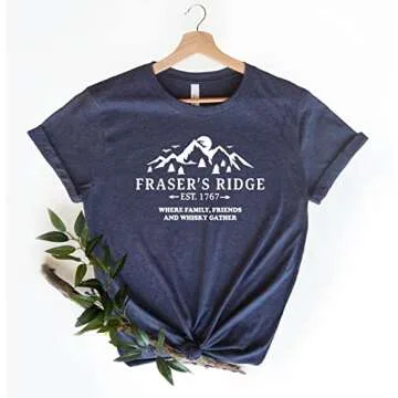 Jamie Fraser, Fraser's Ridge T-Shirt, Fraser's Ridge Shirt, Claire Shirt, Fraser Ridge Clan, Outlander Book Series Shirt, Outlander TV Series