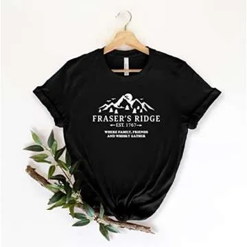 Jamie Fraser, Fraser's Ridge T-Shirt, Fraser's Ridge Shirt, Claire Shirt, Fraser Ridge Clan, Outlander Book Series Shirt, Outlander TV Series