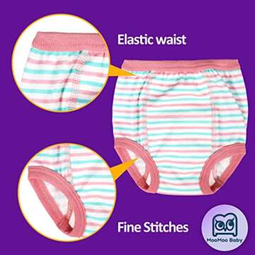 MooMoo Baby Cotton Training Pants for Potty Training