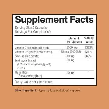 Happi Mi Nutrition Vitamin C 2000MG - Immune Booster Capsules