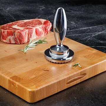 Premium Reversible Meat Tenderizer for Home Chefs