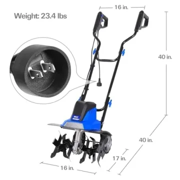 BILT HARD Electric Tiller 16 inch for Efficient Gardening
