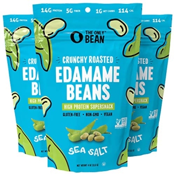 Crunchy Roasted Edamame - Keto & Protein Snack