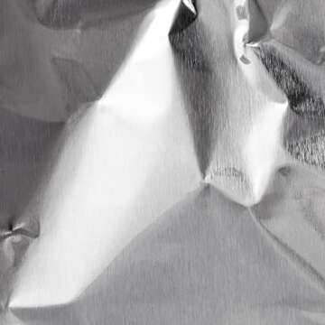 Amazon Brand - Solimo Heavy Duty Aluminum Foil, 125 Square Foot Roll (Pack of 1)