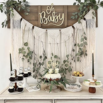 Mkono Bohemian Macrame Wall Hanging Tapestry for Home Decor