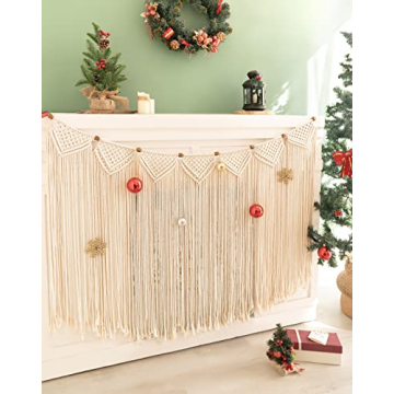 Mkono Bohemian Macrame Wall Hanging Tapestry for Home Decor