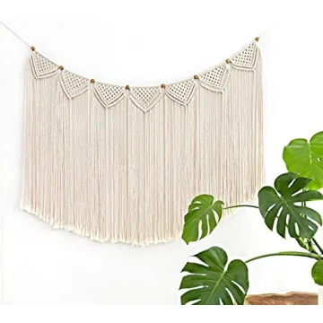 Mkono Bohemian Macrame Wall Hanging Tapestry for Home Decor