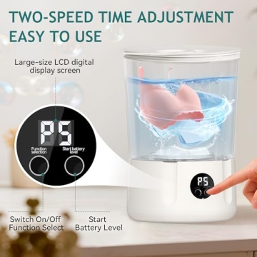 Portable Mini Washing Machine for Travel and Dorm Use