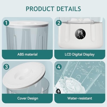 Portable Mini Washing Machine for Travel and Dorm Use