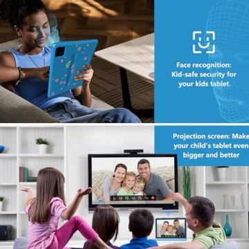 NOBKLEN Kids Tablet with Android 13 and Parental Controls