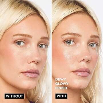 Urban Decay All Nighter Extra Glow Face Primer, Dewy Finish, Smoothing & Hydrating Base for Foundati...