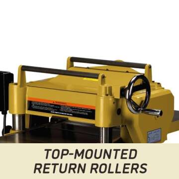Powermatic 15-Inch Planer with Helical Cutterhead and 3 HP Power