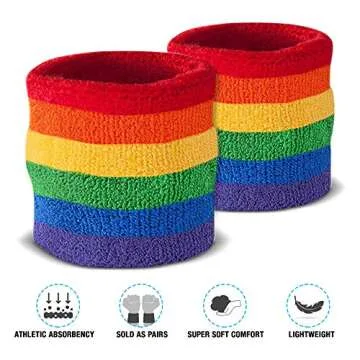 Suddora Athletic Sweatbands Set for All Ages and Events