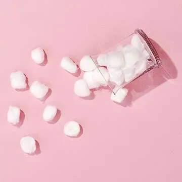 Diane 100% Pure Cotton Balls, 100 Count - Soft, Super Absorbent, Multipurpose Cotton Balls for Makeup Removal, Nail Polish, Applying Lotion or Powder, First-Aid for Everyday Household Use (Pack of 2)