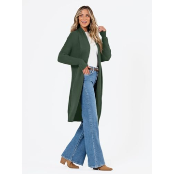 LILLUSORY Cozy Long Cardigan for Women Stylish 2025