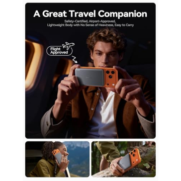 THREEKEY Ultra Slim MagSafe 10K Portable Charger