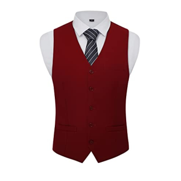 BABEYOND 1920s Men's Gatsby Gangster Vest Costume Set