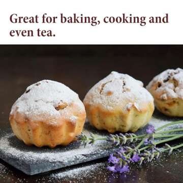 The Spice Way Lavender Flowers - (2 oz) dried flower buds for tea and culinary use - Culinary Lavender Buds - Dried Edible Lavender for Drinks, Chicken, Lavender Tea and More Dried Lavendar Recipes