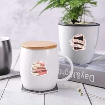 XINGXIANGUS 102PCS Bookish Stickers for Book Lovers