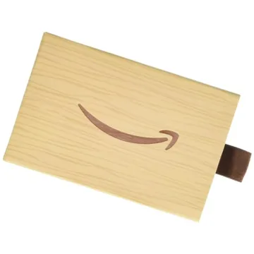 Elegant Amazon Gift Card in Classic Faux Wood Box