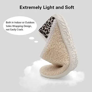 Spesoul Fuzzy House Slippers for Women Men Indoor Closed Back Lightweight Cozy Faux Furry Lining Barefoot House Shoes Slipper Socks for Bedroom Home Office Yoga Outdoor Walking Shoes 6.5-7.5 Women/5-5.5 Men