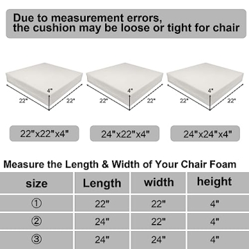 Pcinfuns Outdoor Cushion Covers | Water Resistant & Stylish