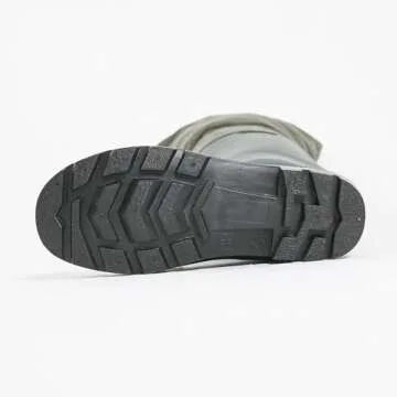 Duck and Fish Green Fishing Wader Hip Boots with Cleated Outsole