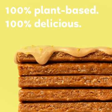 GoMacro MacroBar Organic Vegan Protein Bars - Lemon + Lemon (2.3 Ounce Bars, 12 Count)